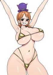 nami (one piece) from one piece by yanolza01