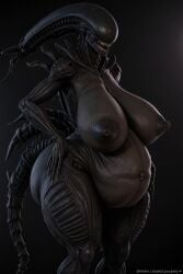 female xenomorph fan art