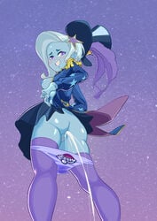 after_anal after_sex blue_nipples breasts_out cum cum_drip cum_fart cum_in_ass cum_inside cum_out_ass dark_nipples dekasuji equestria_girls erect_nipples friendship_is_magic my_little_pony tagme trixie_(mlp) trixie_lulamoon trixie_lulamoon_(eg) upskirt