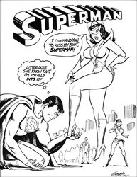 boot_worship boots cape carol_ferris clark_kent cleavage comic_cover cover dc dc_comics dominant_female feet female femdom green_lantern_(series) high_heels joe_gravel large_breasts male malesub monochrome parody public speech_bubble star_sapphire_(dc) star_sapphire_corps submissive_male superhero superman superman_(series) supervillain violet_lantern