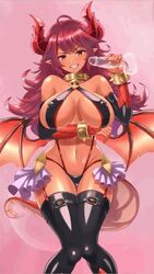 animated demon_girl dragon dragon_girl dragon_girl_(project_qt) game_cg handjob horns nutaku project_qt tagme uncensored_version_at_source