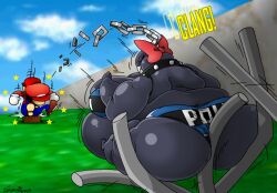 chain chomp from mario (series) by skeletal boy