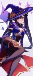 mona (genshin impact) from genshin impact by huciro