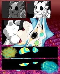 absorption_vore absurd_res anthro bandai_namco boogie_(species) brainwashing breasts canid canine cel_shading dialogue digimon digimon_(species) digital_media_(artwork) error error_message female fingers fox fur goo_creature hi_res hypnosis mammal memory_erasure memory_loss mind_control multicolored_body neck_tuft nipples nude open_mouth renamon screaming shaded simple_background skeletronic slime solo speech_bubble teeth text tuft vore watermark white_body yellow_body