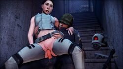 1boy 1girls 3d artist_request bare_shoulders baton belt blue_eyes brown_hair citizen_(half-life_2) citizen_(half-life_series) combine_(half-life_series) combine_assassin_(half-life_series) erect_penis erection female female_penetrated half-life half-life_(series) half-life_2 half-life_2_beta hand_on_hip happy_sex helmet human human_female human_male human_only human_penetrated human_penetrating human_penetrating_female human_penetrating_human looking_at_viewer male male_penetrating male_penetrating_female male_penetrating_human open_mouth penetration penis pistol rebel rebel_(half-life_2) sex short_hair small_breasts source_filmmaker straight vagina vaginal vaginal_penetration vaginal_sex white_legwear