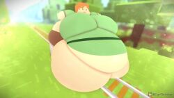 1girls alex_(minecraft) animated ass bbw belly belly_overhang big_belly bouncing_breasts breasts cappuccinodrinker fat female female_focus female_only green_eyes huge_belly hyper_ass hyper_breasts jiggling_belly large_ass large_belly large_breasts microsoft mine-imator minecart minecraft mojang obese obese_female orange_hair overweight overweight_female railroad_tracks sound stomach tagme thick_thighs thighs trees video weight_gain weight_gain_female