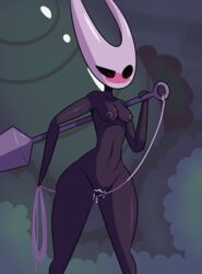 1girls anthro anthrofied blush breasts bug_girl female female_only hips hollow_knight hornet_(hollow_knight) humanoid silverplatin simple_background small_breasts solo solo_female thick thick_thighs thighs weapon wide_hips