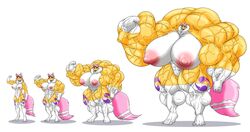 1girls 2020 4_toes 5_fingers alone animal animal_ear animal_ears animal_genitalia animal_humanoid animal_tail anthro anthro_only bandai black_nose blue_eyes breasts canid canine digimon extreme_muscles female female_only fluffy_tail fox fox_ear fox_ears fox_girl fox_humanoid fox_tail full_body fur furry furry_breasts furry_ears furry_only furry_tail gigantic_breasts hands-free kleskvadrigaar looking_away looking_down mammal mammal_humanoid muscle_growth muscles muscular muscular_female naked no_balls no_bra no_humans no_panties no_pants no_pubic_hair nude nude_female original_character pink_hair pointy_ears renamon sequence short_hair smile smiley_face smiling teeth white_background white_fur