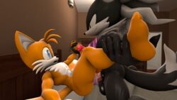 3d anal_sex bedroom condom duo fuckboy gay infinite_(sonic) male male_only miles_tails_prower muscular phantom_ruby sonic_(series) sonic_forces source_filmmaker