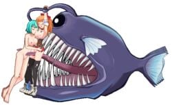 anglerfish animated atelier_tia breast_sucking menz_studio yuri