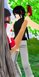 1boy 1boy1girl 1girls 2022 female hawk_of_toma lie_ren male may_zedong mikumikudance mmd rwby