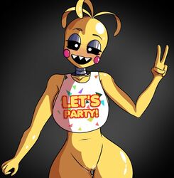 toy chica (fnaf) from five nights at freddy's by silverplatin