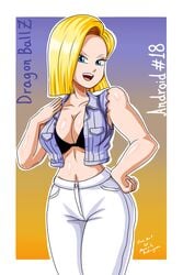 android 18 from dragon ball by rodriguesd-marcelo