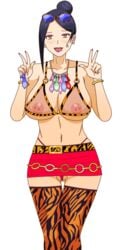 big_breasts bijin_onna_joushi_takizawa-san condom condom_accessories condom_necklace earrings huge_breasts milf phoebusad piercing sunglasses sunglasses_on_head takizawa_kyouko used_condom