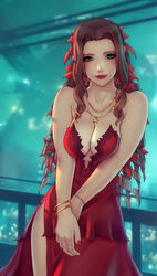 aerith gainsborough from final fantasy by soranamae