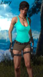 lara croft from tomb raider by lewy