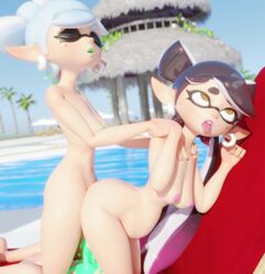 1futa 1girls 3d ahe_gao areolae ass blender breasts callie_(mandalafurikake) callie_(splatoon) completely_nude cousins cum cum_in_pussy cum_inside cum_on_floor cumflation cumshot curvy earrings ejaculation erect_nipples female female_penetrated futa_on_female futanari futanari_penetrating incest inflation ink inkling inkling_cum large_ass lipstick marie_(splatoon) marie_(wo262) medium_breasts nipples nude nude_female nude_futanari palm_tree pointed_ears pool poolside sleepykeeper splatoon squid_sisters stomach_bulge teeth tentacle_hair tongue tongue_out umbrella vaginal_penetration water