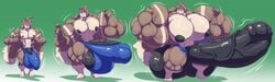 1boy abs anthro balls biceps big_balls big_penis black_penis bobert erection flexing furry huge_balls huge_cock hyper_biceps hyper_muscles hyper_penis ike_(eikasianspire) large_penis large_testicles lowres male male_only muscle_growth muscles muscular muscular_male nipples pecs penis penis_growth rabbit simple_background solo testicles transformation wardrobe_malfunction