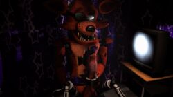 animated animatronic balls eye_patch five_nights_at_freddy's fox foxy_(fnaf) hook living_machine male male_only masturbation penile_masturbation penis red_fur scottgames sfm solo solo_focus solo_male tagme video_games yellow_eyes