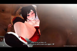 3d chobixpho dark-skinned_male dark_skin female interracial male ruby_rose rwby sex tagme