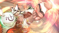 feet foot_fetish foot_focus guilty_gear kick kicking ramlethal_valentine