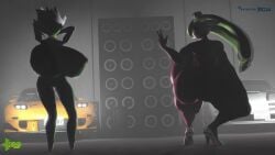 3d animated dancing eurobeat female female_only hyper hyper_ass hyper_breasts music pokemon rgtdwtbr roserade shaking_ass shaking_breasts sound source_filmmaker tagme tsareena twerking video
