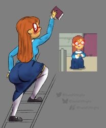ms. lovelett from kindergarten (game) by bunsnthighs