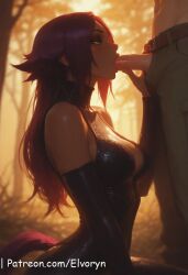 1boy 1girls ai_generated ass athletic athletic_female big_ass big_breasts bleach breasts dark-skinned dark-skinned_female dark_skin duo elvoryn fellatio female female_on_top fit_female huge_ass interracial kemonomimi kneeling kneeling_oral_position large_breasts light-skinned_male light_skin male muscular muscular_female on_knees oral_sex penis penis_in_mouth pussy sex shihouin_yoruichi slim_waist thick_ass thick_thighs vaginal_penetration variant_set wide_hips