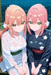 100_kanojo 2girls ai_generated best_friends female hanazono_hakari inda_karane kimi_no_koto_ga_dai_dai_dai_dai_daisuki_na_100-nin_no_kanojo the_100_girlfriends_who_really_really_really_really_really_love_you velvet_hour_(artist) yuri