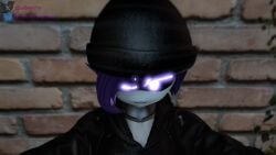 abs animated athletic athletic_female athletic_male big_breasts big_thighs bottomless breasts clothed clothed_sex female female_focus female_penetrated glowing glowing_eyes human human_male male male_penetrating male_penetrating_female male_pov murder_drones murder_drones_x_humans partially_clothed pov purple_hair robot robot_girl robot_humanoid sex short_hair sound standing standing_missionary standing_sex tagme uzi_(murder_drones) video