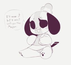 isabelle (animal crossing) from animal crossing by kekitopu