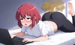 ai_generated ass_focus bending_over big_ass fart fart_cloud fart_fetish farting farting_in_face farts female kushieda_minori minori_kushieda toradora!