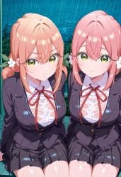 100_kanojo 2girls ai_generated best_friends female hanazono_hakari inda_karane kimi_no_koto_ga_dai_dai_dai_dai_daisuki_na_100-nin_no_kanojo the_100_girlfriends_who_really_really_really_really_really_love_you velvet_hour_(artist) yuri