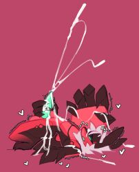 animal_genitalia animal_penis anthro ass balls big_balls big_hands big_penis bodily_fluids canine_genitalia canine_penis claws coffaebeans cum cum_on_face cum_on_penis cum_on_self digital_media_(artwork) ejaculation erection excessive_cum excessive_genital_fluids eyeliner femboy fur generation_6_pokemon genital_fluids genitals hair hi_res huge_hands knot legendary_pokemon lying makeup male narrowed_eyes nintendo nude on_back on_ground penis pokemon pokemon_(species) shaking shivering simple_background solo tail text yan_(coffaebeans) yveltal