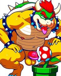 ahe_gao ahegao_face ai_generated blowjob blowjob_face bowser deepthroat dotal gay gay_blowjob gay_sex legs legs_apart legs_spread male male_only mario_(series) mushroom_kingdom piranha_plant slurp slurping squat squatting sucking super_mario_bros. tongue tongue_out tongue_wrap