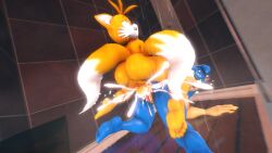 1boy 1girls 3d 3d_(artwork) ahe_gao anal anal_sex anthro anthro_on_anthro ass balls bathing big_breasts blue_body blue_fur bodily_fluids boiboi9999 breasts canid canine cum cum_in_ass cum_inside digital_media_(artwork) doggy_style duo eulipotyphlan female female_penetrated fox from_behind_position fur furry furry_female furry_male furry_only genital_fluids genitals green_eyes hair hedgehog looking_pleasured male male/female male_penetrating male_penetrating_female mammal miles_tails_prower nude oral passbass penetration penis rule_63 sega sex shower showering sonic_(series) sonic_the_hedgehog sonic_the_hedgehog_(series) sonique_the_hedgehog source_filmmaker_(artwork) tail tails_the_fox widescreen
