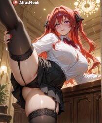 1girls 2025 ai_generated aliusnext anime big_ass big_breasts breasts breasts female hi high highres huge_ass huge_breasts light-skinned_female light_skin lingerie massive_ass massive_breasts mature mature_female naruse_mio patreon pink_eyes quality red_hair res resolution shinmai_maou_no_testament stockings style sweat sweatdrop sweating sweaty sweaty_body sweaty_breasts thick thick_ass thick_hips thick_legs thick_lips thick_thighs twintails uncensored username voluptuous voluptuous_body voluptuous_female watermark