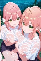 100_kanojo 2girls ai_generated best_friends female hanazono_hakari inda_karane kimi_no_koto_ga_dai_dai_dai_dai_daisuki_na_100-nin_no_kanojo the_100_girlfriends_who_really_really_really_really_really_love_you velvet_hour_(artist) yuri