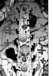 2d 2d_(artwork) anime art artist_request black_and_white character_request copyright_request hentai manga manga_page monochrome otogi_bukkoroshiamu tagme tales_of_destruction