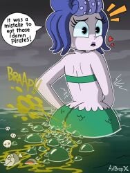 cala maria from cuphead (game) by artbrap2