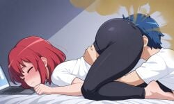 ai_generated ass_focus bending_over big_ass fart fart_cloud fart_fetish farting farting_in_face farts female kushieda_minori minori_kushieda sniffing_ass snifing toradora!