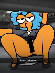 flight attendant (the amazing world of gumball) from cartoon network by elmorestars