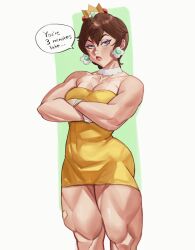 princess daisy from mario (series) by dlusional