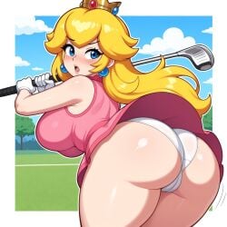 princess peach from mario (series) by curta1nss