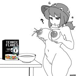 asian asian_female ass big_ass bowl box brainwashing breasts cap cereal deltarune drool drooling female_only ghostec grey_hair grey_nipples greyscale groping groping_breasts hat hypnosis lactating lactation milk milking mind_control monochrome nipples nude open_mouth ponytail pussy saliva short_hair simple_background sketch solo squeezing_breast standing table temmie temmie_(undertale) temmie_chang temmie_chang_(character) thick_thighs twitch twitch_streamer undertale undertale_(series) white_background wide_hips youtube youtube_avatar youtuber youtuber_girl