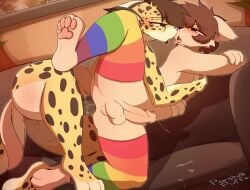 2boys anal anal_sex animated cum cum_in_ass cumshot furry gay kissing male/male original_character porshapuff sex sound tagme video