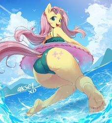 fluttershy (mlp) from my little pony by akse1xd