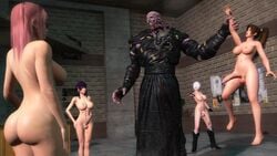 1boy 2futas 3d angel_(kof) ass balls behind big_ass big_breasts big_butt big_penis boots breasts bubble_ass bubble_butt capcom crossover dead_or_alive erection fatal_fury flaccid futa_with_male futanari group honoka_(doa) huge_breasts huge_cock intersex king_of_fighters mai_shiranui male masterdam3d mexican mexican_futa naked naked_boots naked_footwear naked_with_shoes_on nemesis_(resident_evil) nude nyotengu penis resident_evil resident_evil_3 resident_evil_3_remake snk standing tecmo