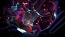 animated areolae blizzard_entertainment breasts d.mon female human human_female male male/female nipples omnic overwatch overwatch_2 purple_eyes purple_hair ramattra robot sex straight tagme unshoreart video yuna_lee