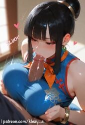 1boy 1girls ai_generated ass ass_focus ass_grab big_ass big_breasts black_eyes black_hair blowjob blush breast_grab breastjob breasts chichi clothes clothing cute cute_face dragon_ball dragon_ball_super dragon_ball_z female female_focus large_ass large_breasts light-skinned_female light_skin long_hair looking_at_viewer nipples open_mouth penis penis_in_mouth pink_nipples pussy sexy sexy_body sexy_female younger_female
